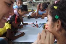 Ni&ntilde;os del Fanguito en el Proyecto