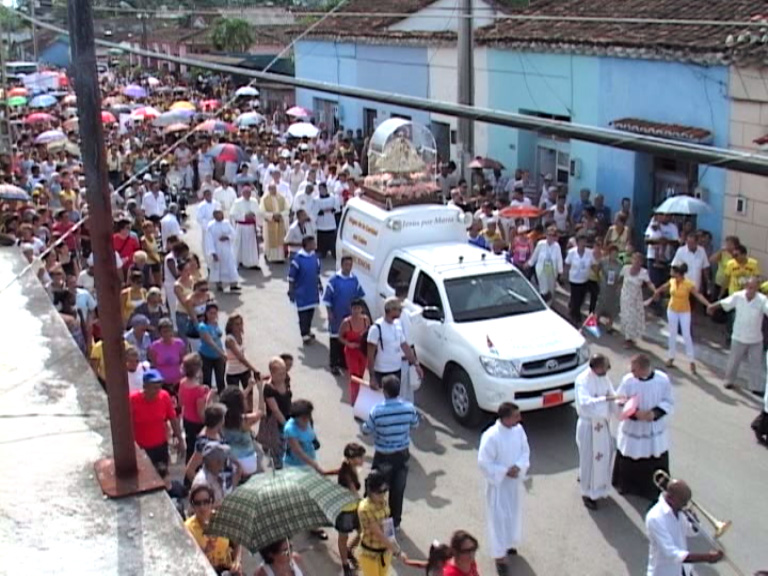 Llegada de la Virgen a Madruga