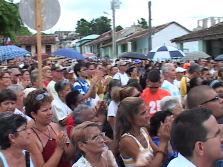 Acogida a la Virgen de la Caridad