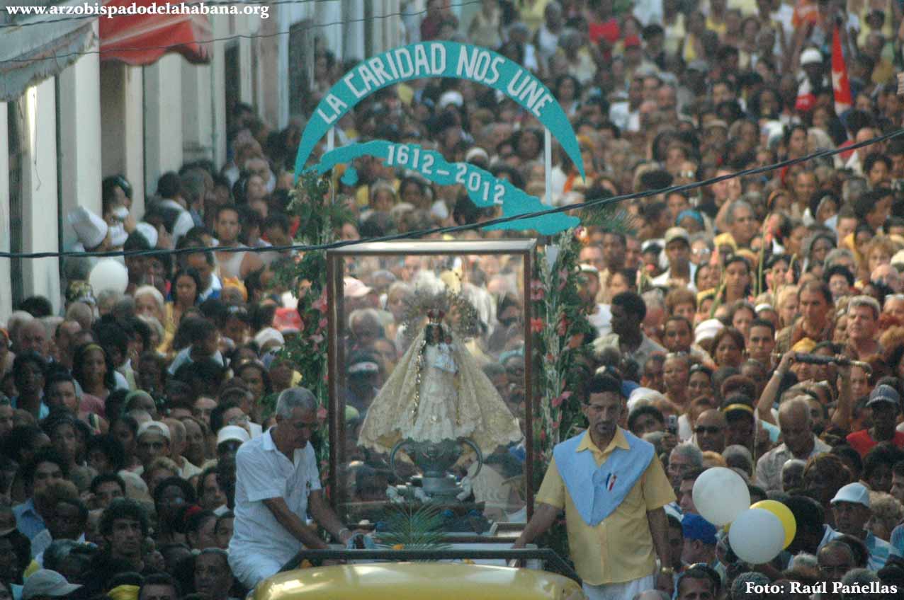 Procesi�n de la Caridad en la Arquidi�cesis habanera.