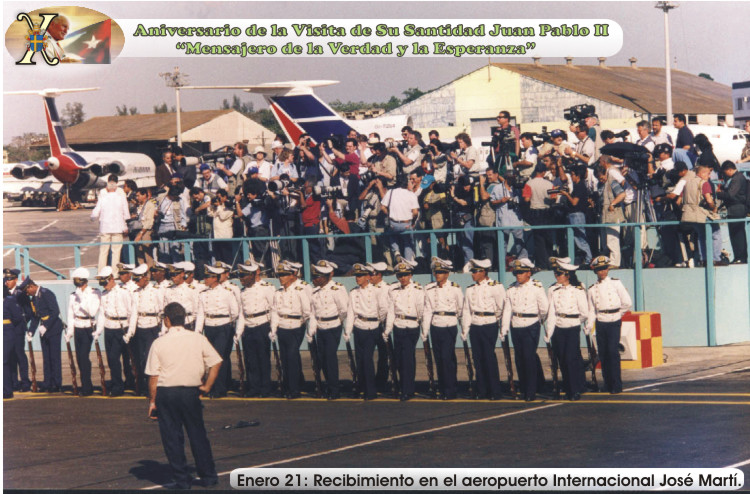 X Aniversario de la Visita de Su Santidad Juan Pablo II a Cuba. "Mensajero de la Verdad y la Esperanza". Foto: Ra&uacute;l Pa&ntilde;iellas.