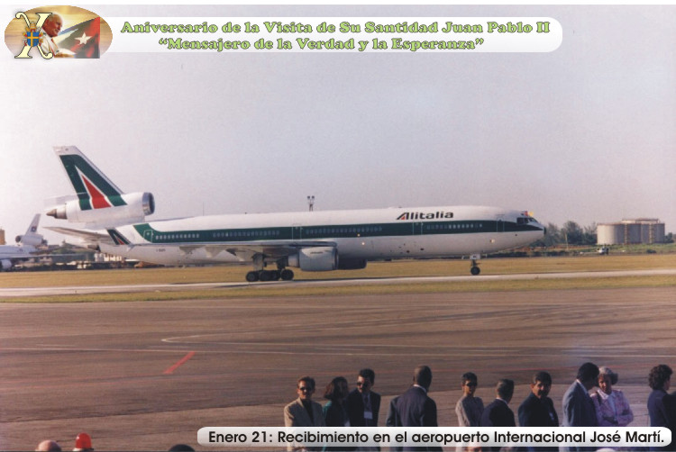 X Aniversario de la Visita de Su Santidad Juan Pablo II a Cuba. "Mensajero de la Verdad y la Esperanza". Foto: Ra&uacute;l Pa&ntilde;iellas.