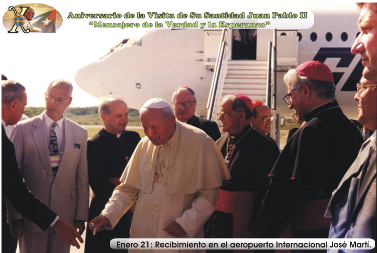 X Aniversario de la Visita de Su Santidad Juan Pablo II a Cuba. "Mensajero de la Verdad y la Esperanza". Foto: Ra&uacute;l Pa&ntilde;iellas.