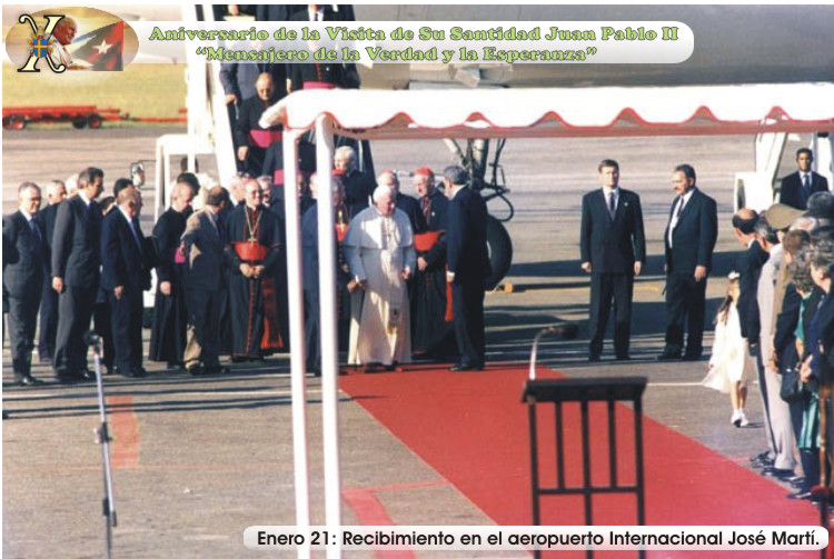 X Aniversario de la Visita de Su Santidad Juan Pablo II a Cuba. "Mensajero de la Verdad y la Esperanza". Foto: Ra&uacute;l Pa&ntilde;iellas.