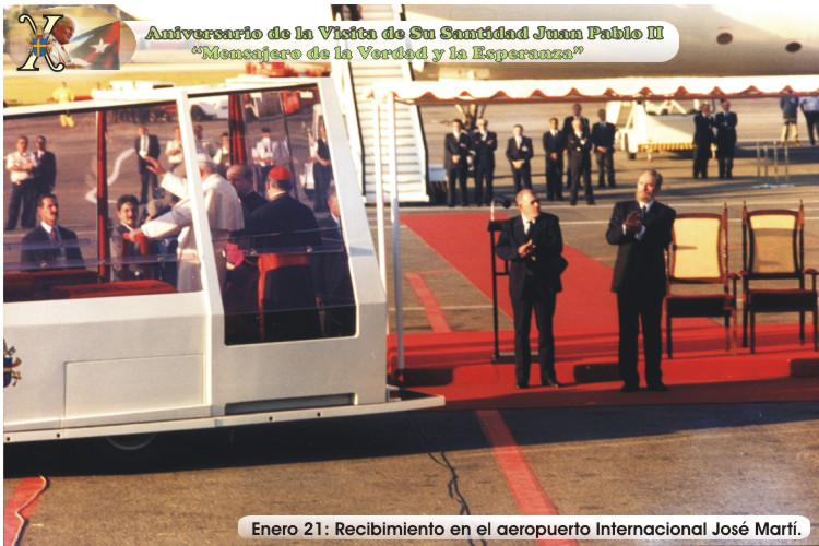 X Aniversario de la Visita de Su Santidad Juan Pablo II a Cuba. "Mensajero de la Verdad y la Esperanza". Foto: Ra&uacute;l Pa&ntilde;iellas.