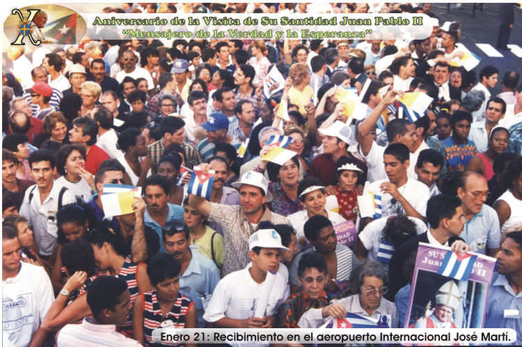 X Aniversario de la Visita de Su Santidad Juan Pablo II a Cuba. "Mensajero de la Verdad y la Esperanza". Foto: Ra&uacute;l Pa&ntilde;iellas.