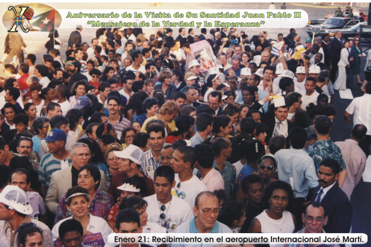 X Aniversario de la Visita de Su Santidad Juan Pablo II a Cuba. "Mensajero de la Verdad y la Esperanza". Foto: Ra&uacute;l Pa&ntilde;iellas.