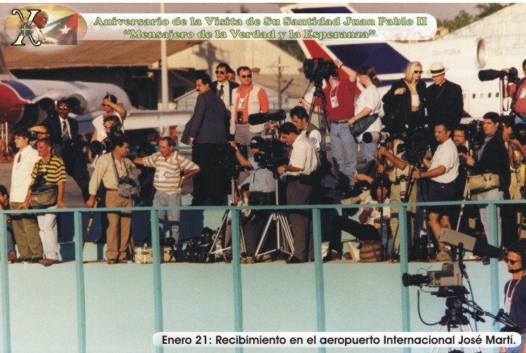 X Aniversario de la Visita de Su Santidad Juan Pablo II a Cuba. "Mensajero de la Verdad y la Esperanza". Foto: Ra&uacute;l Pa&ntilde;iellas.