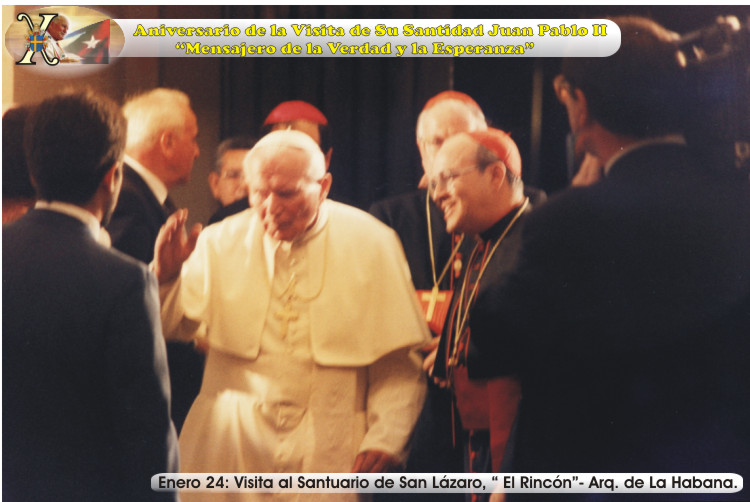 X Aniversario de la Visita de Su Santidad Juan Pablo II a Cuba. "Mensajero de la Verdad y la Esperanza". Foto: Ra&uacute;l Pa&ntilde;iellas.