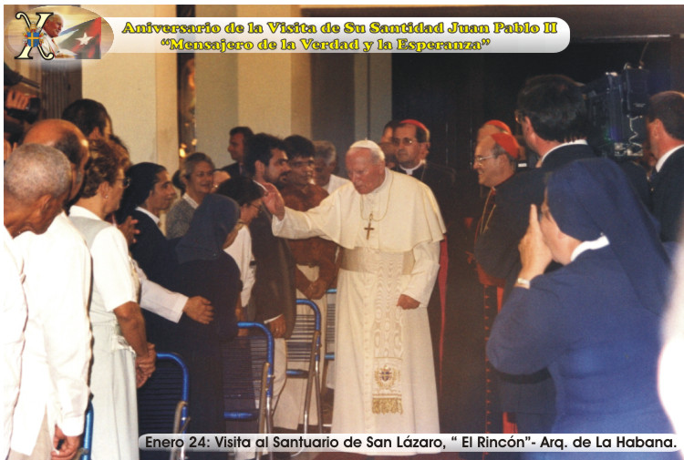 X Aniversario de la Visita de Su Santidad Juan Pablo II a Cuba. "Mensajero de la Verdad y la Esperanza". Foto: Ra&uacute;l Pa&ntilde;iellas.