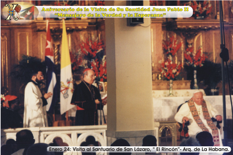 X Aniversario de la Visita de Su Santidad Juan Pablo II a Cuba. "Mensajero de la Verdad y la Esperanza". Foto: Ra&uacute;l Pa&ntilde;iellas.