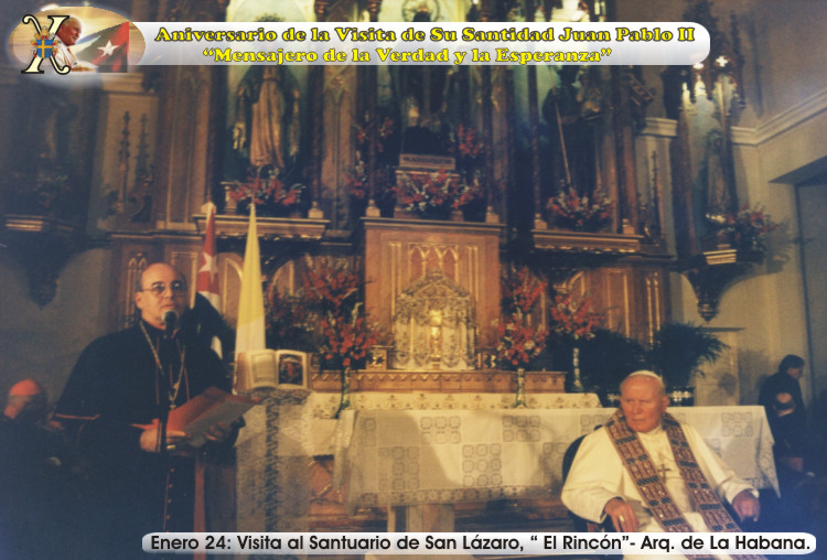 X Aniversario de la Visita de Su Santidad Juan Pablo II a Cuba. "Mensajero de la Verdad y la Esperanza". Foto: Ra&uacute;l Pa&ntilde;iellas.