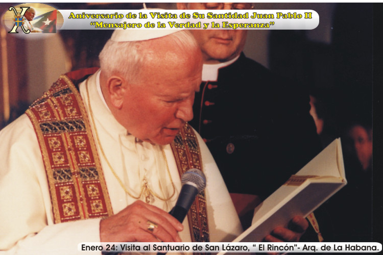 X Aniversario de la Visita de Su Santidad Juan Pablo II a Cuba. "Mensajero de la Verdad y la Esperanza". Foto: Ra&uacute;l Pa&ntilde;iellas.