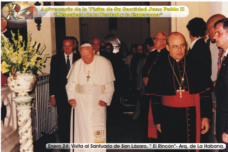 X Aniversario de la Visita de Su Santidad Juan Pablo II a Cuba. "Mensajero de la Verdad y la Esperanza". Foto: Ra&uacute;l Pa&ntilde;iellas.