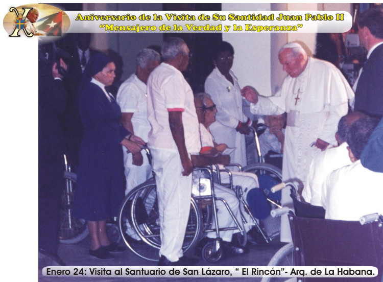 X Aniversario de la Visita de Su Santidad Juan Pablo II a Cuba. "Mensajero de la Verdad y la Esperanza". Foto: Ra&uacute;l Pa&ntilde;iellas.