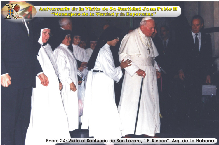 X Aniversario de la Visita de Su Santidad Juan Pablo II a Cuba. "Mensajero de la Verdad y la Esperanza". Foto: Ra&uacute;l Pa&ntilde;iellas.