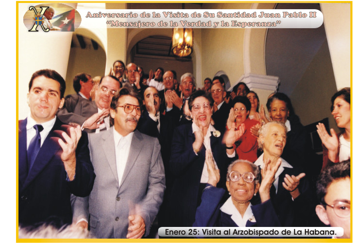 X Aniversario de la Visita de Su Santidad Juan Pablo II a Cuba. "Mensajero de la Verdad y la Esperanza". Foto: Ra&uacute;l Pa&ntilde;iellas.
