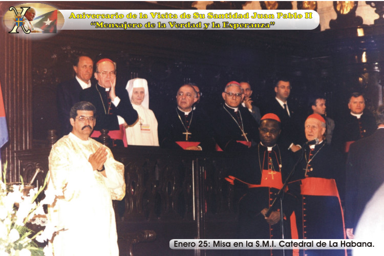 X Aniversario de la Visita de Su Santidad Juan Pablo II a Cuba. "Mensajero de la Verdad y la Esperanza". Foto: Ra&uacute;l Pa&ntilde;iellas.
